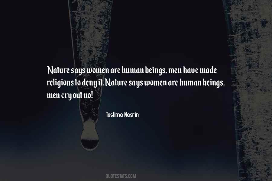 Quotes About Human Beings Nature #716993