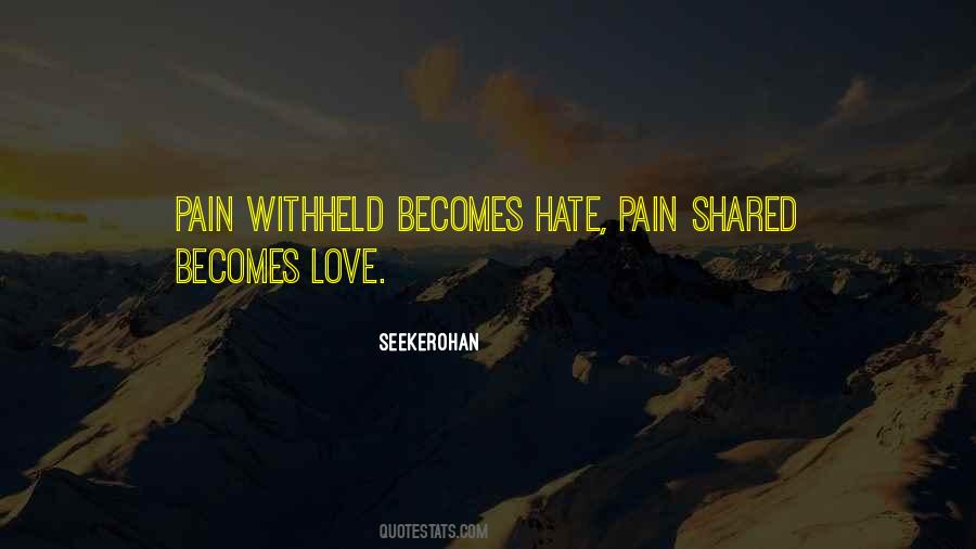 Quotes About Hate Love #19550