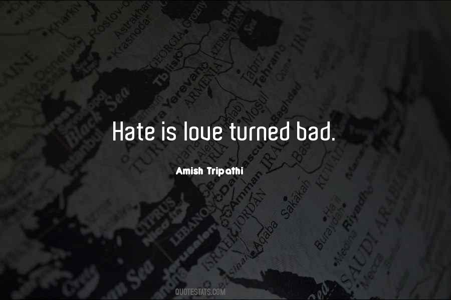 Quotes About Hate Love #49937