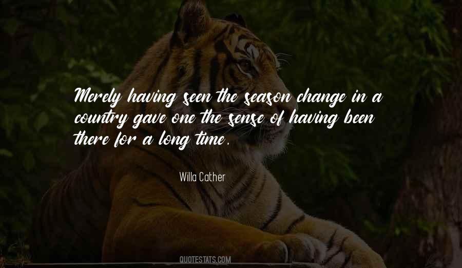 Quotes About Season Change #232248