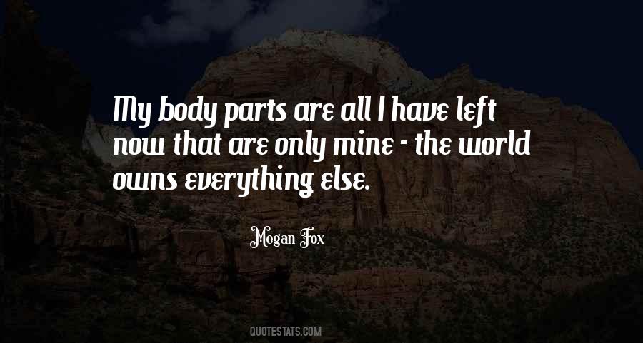 Quotes About Body Parts #1038201