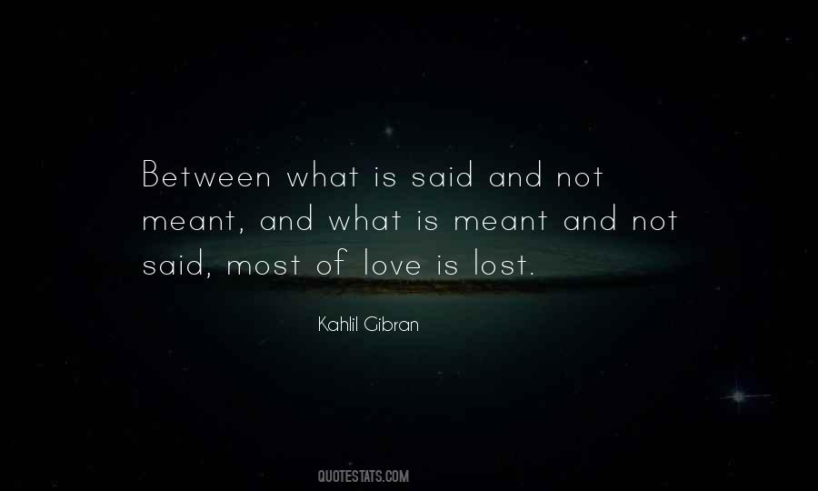 What Is Meant Quotes #344565