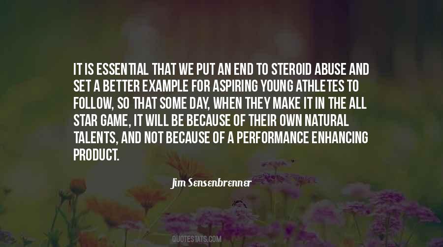 Quotes About Young Athletes #1074188