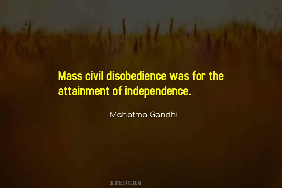 Quotes About Civil Disobedience #1079493