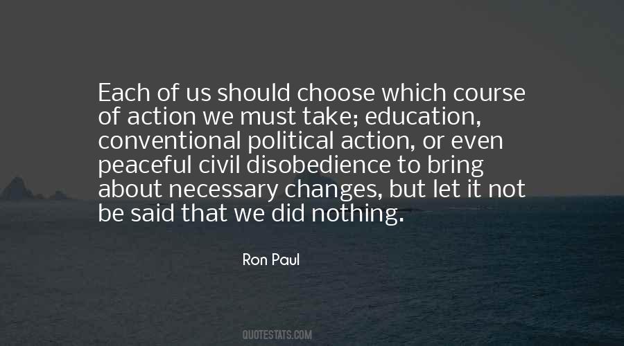 Quotes About Civil Disobedience #1316800