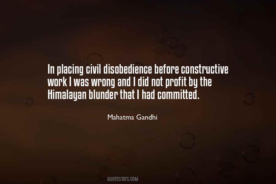 Quotes About Civil Disobedience #1474788
