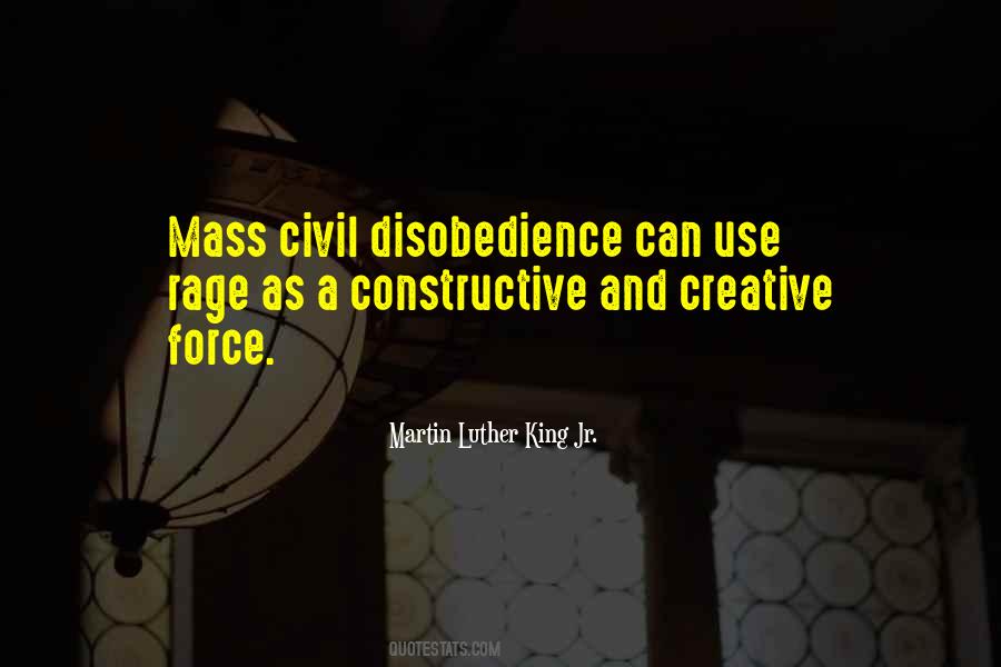 Quotes About Civil Disobedience #1648355