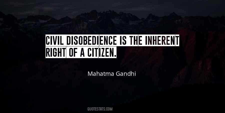 Quotes About Civil Disobedience #1791836