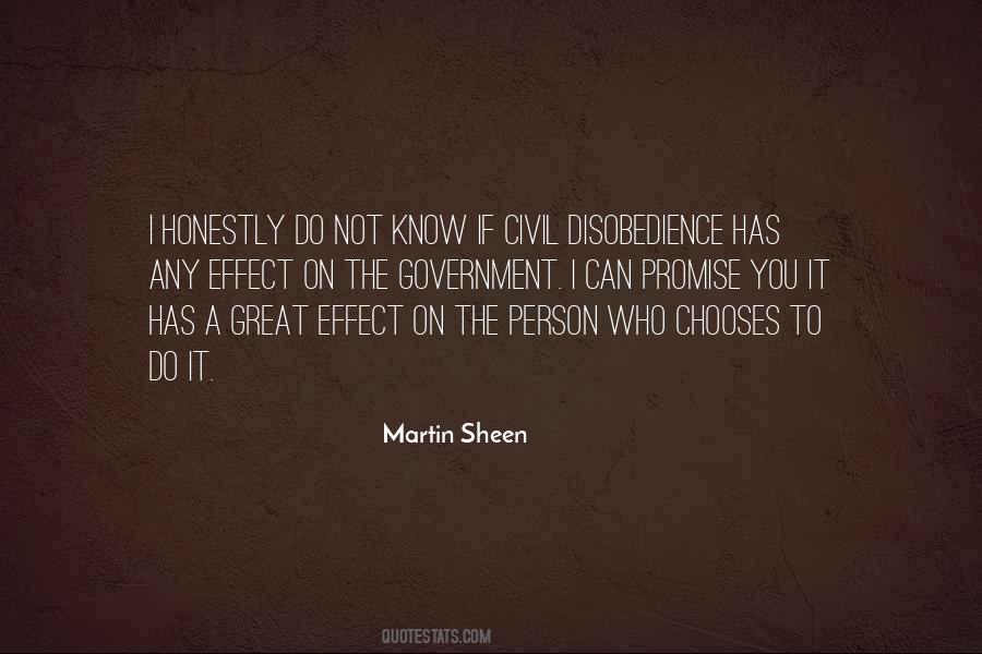 Quotes About Civil Disobedience #257936
