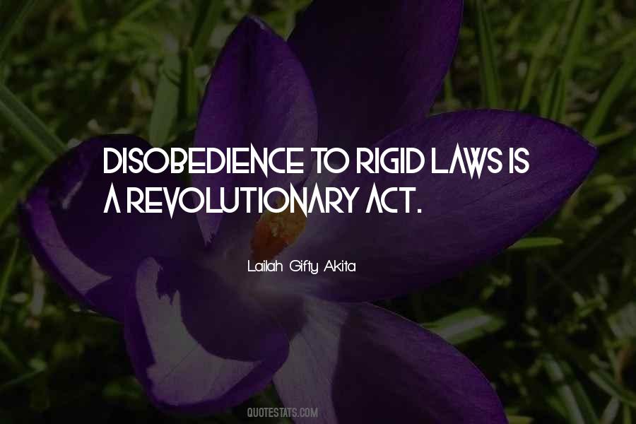 Quotes About Civil Disobedience #525734