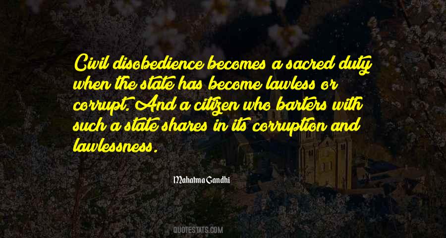 Quotes About Civil Disobedience #612417