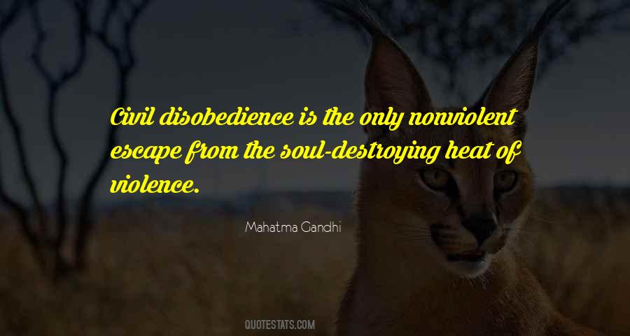 Quotes About Civil Disobedience #982659