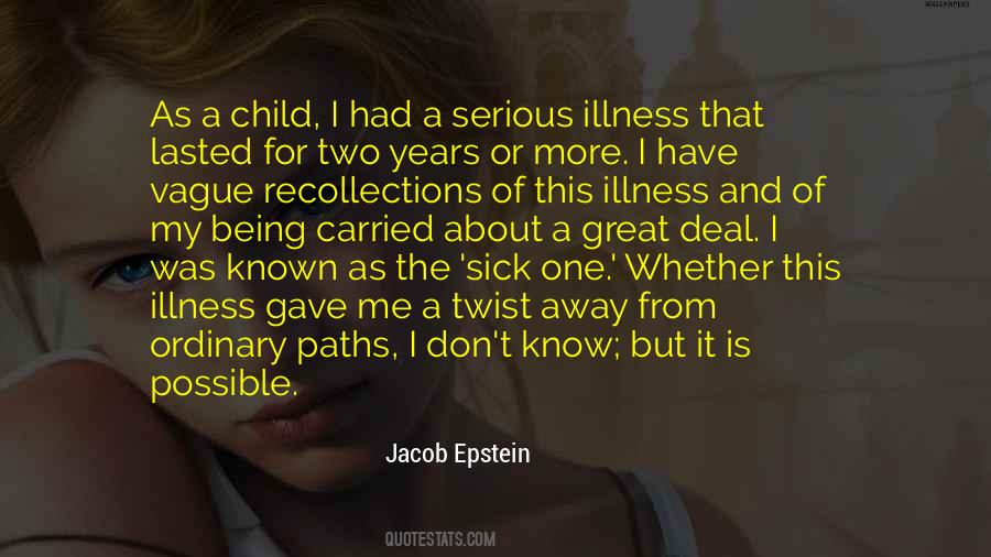 Quotes About Sick Child #1544393