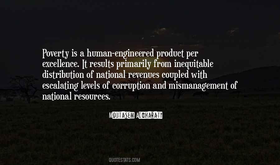 Mismanagement Of Resources Quotes #1281976