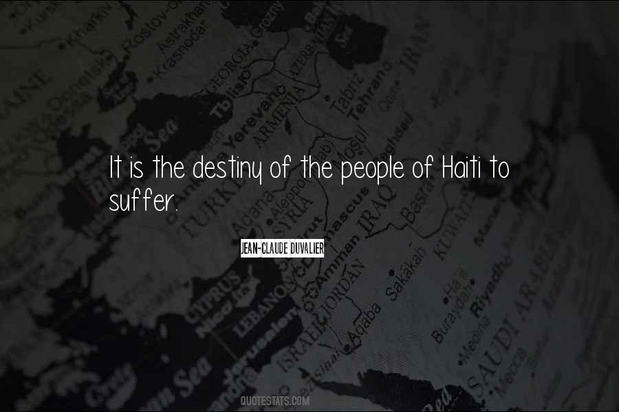 Quotes About Haiti #11434