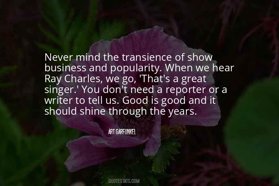 Quotes About Transience #1145597