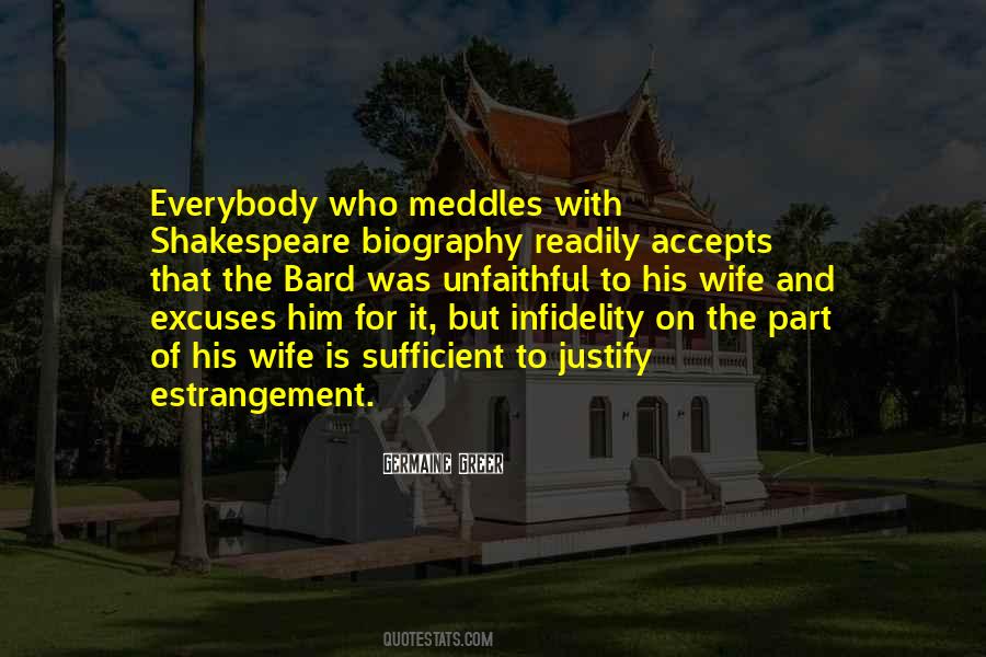 Quotes About Unfaithful Wife #631279