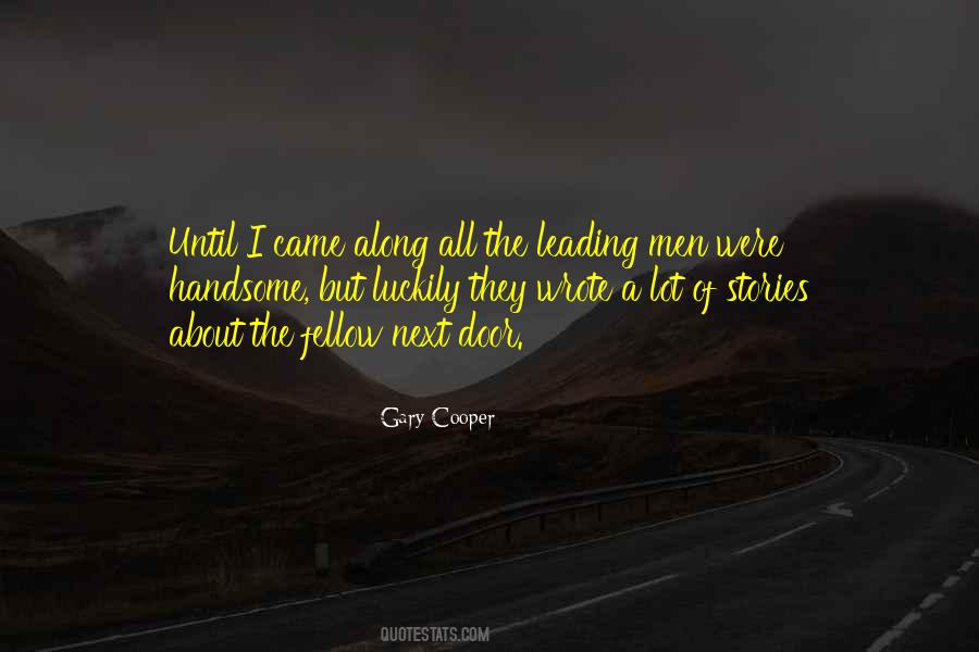 Leading Men Quotes #1612255