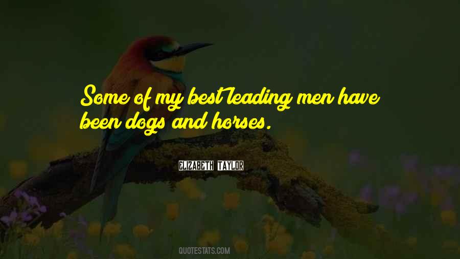 Leading Men Quotes #1793439