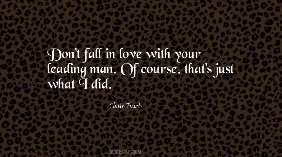 Leading Men Quotes #56330