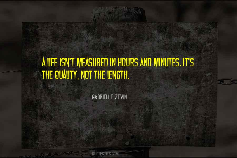 Hours And Minutes Quotes #134458