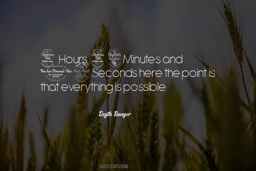 Hours And Minutes Quotes #867721