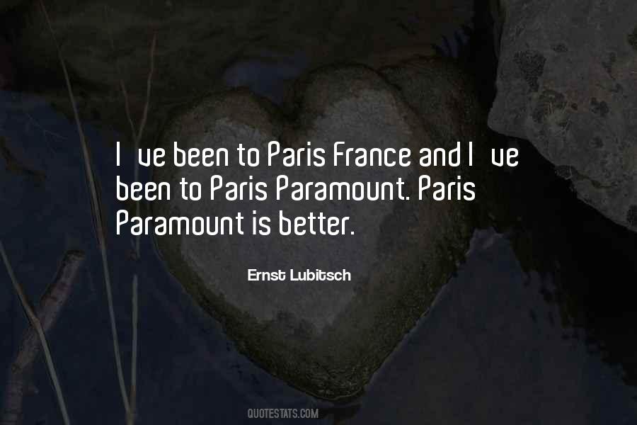 Quotes About France Paris #1618905