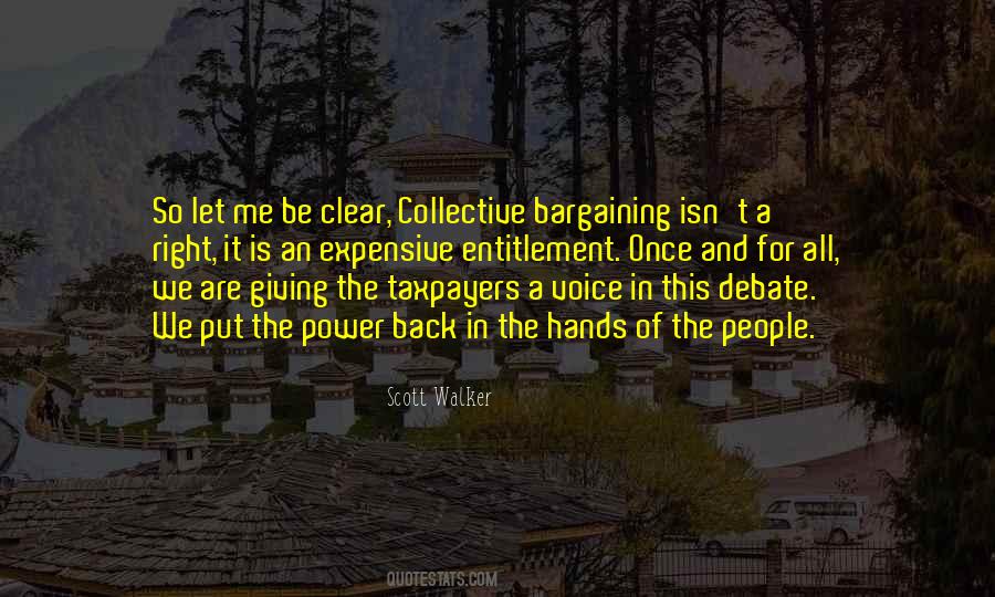 Quotes About Collective Bargaining #1623274