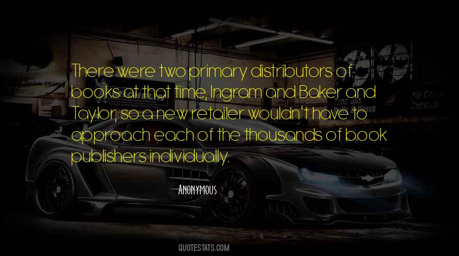 Quotes About Distributors #408179