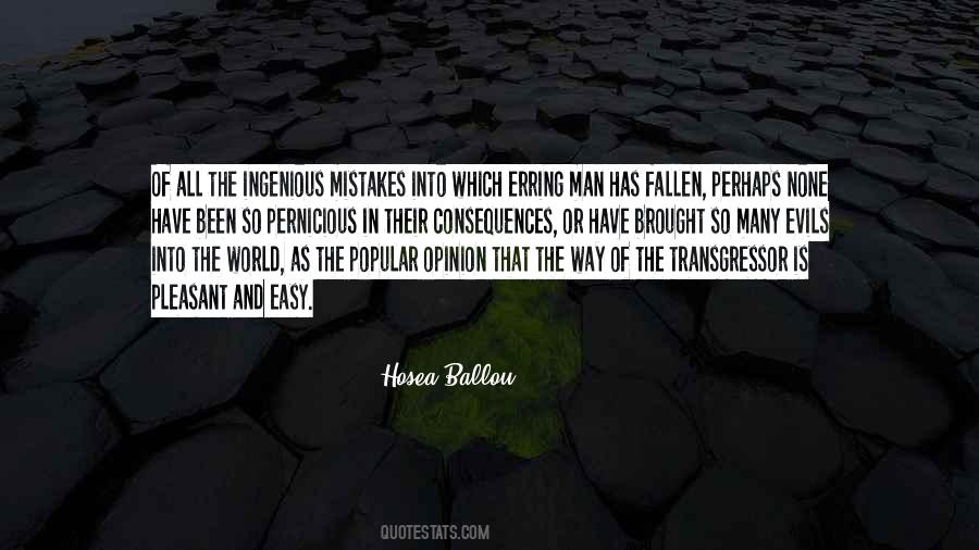 Quotes About Mistakes And Consequences #1028324