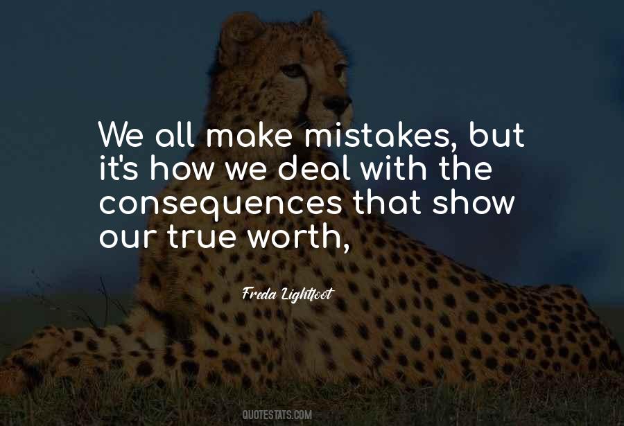 Quotes About Mistakes And Consequences #402752
