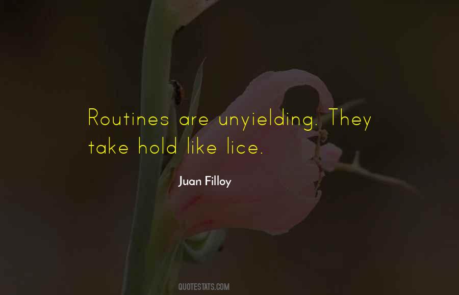 Quotes About Routines #132294