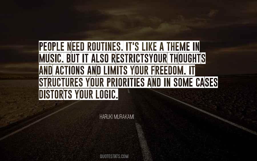 Quotes About Routines #649787