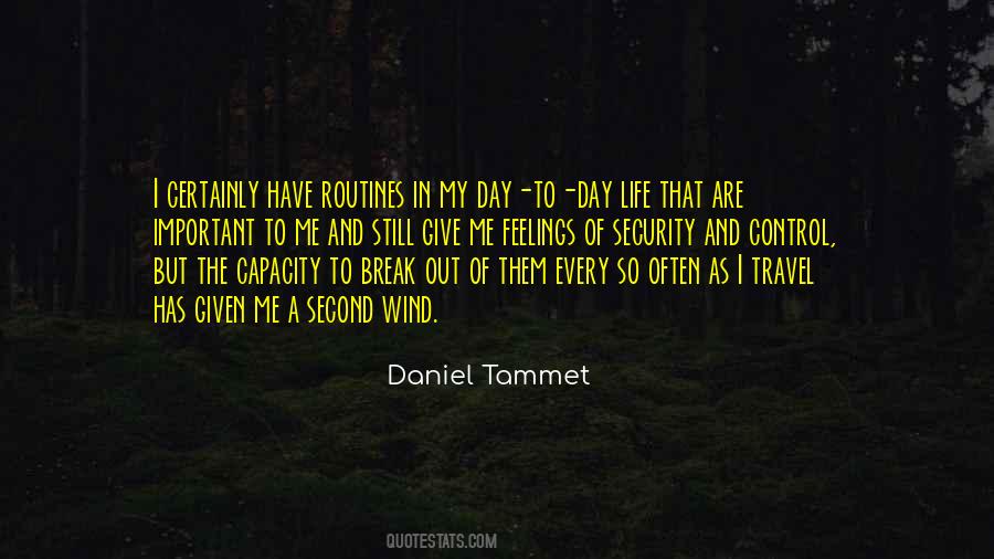 Quotes About Routines #681126