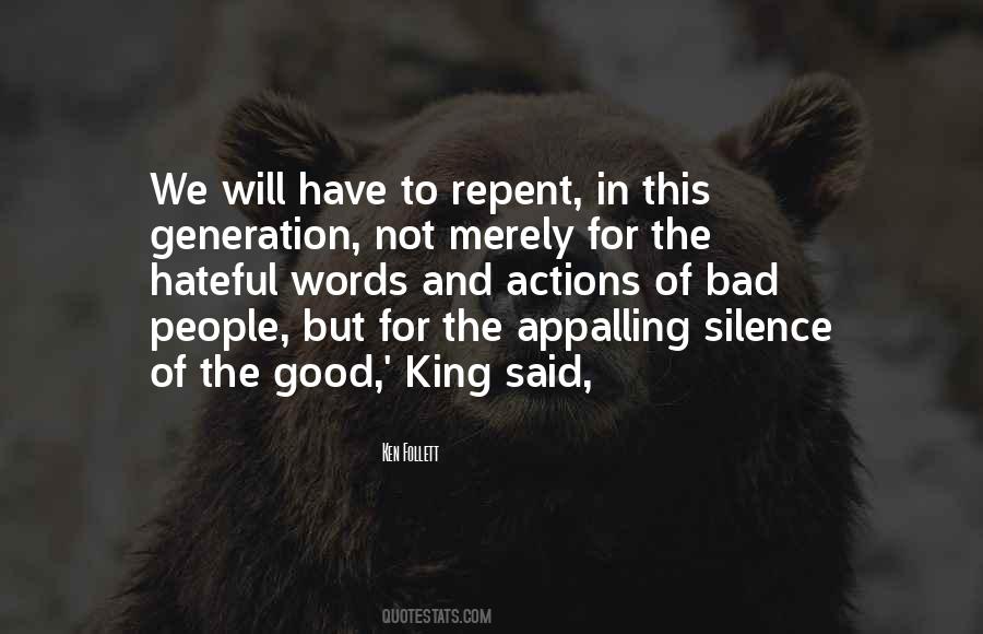 Quotes About Actions Not Words #1221758
