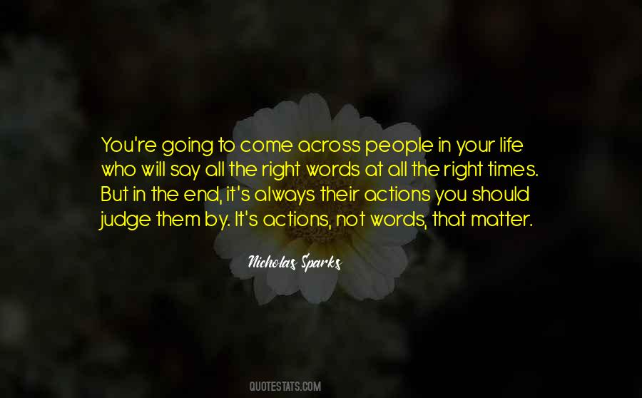 Quotes About Actions Not Words #262817