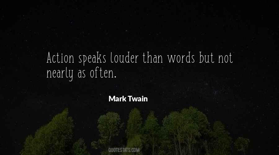 Quotes About Actions Not Words #430274