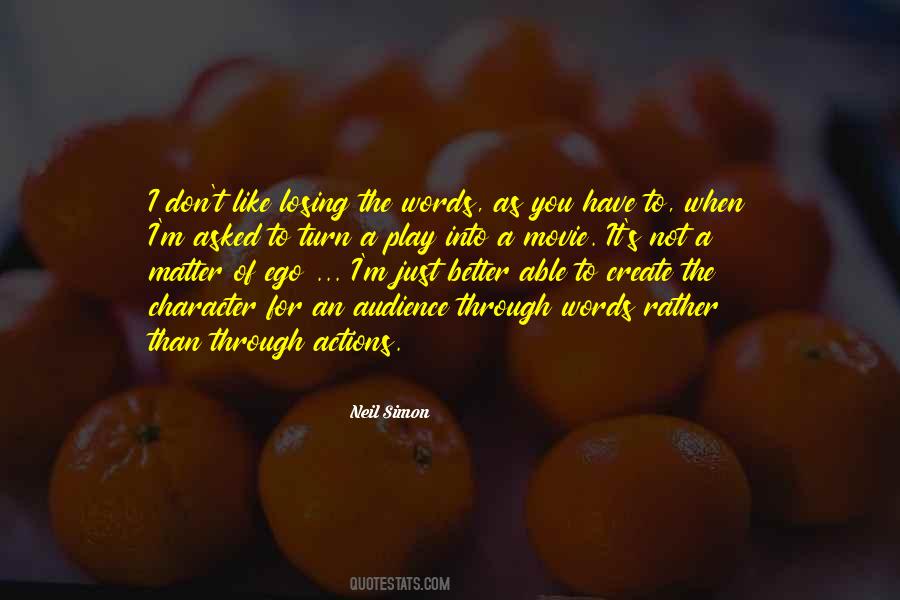 Quotes About Actions Not Words #890177