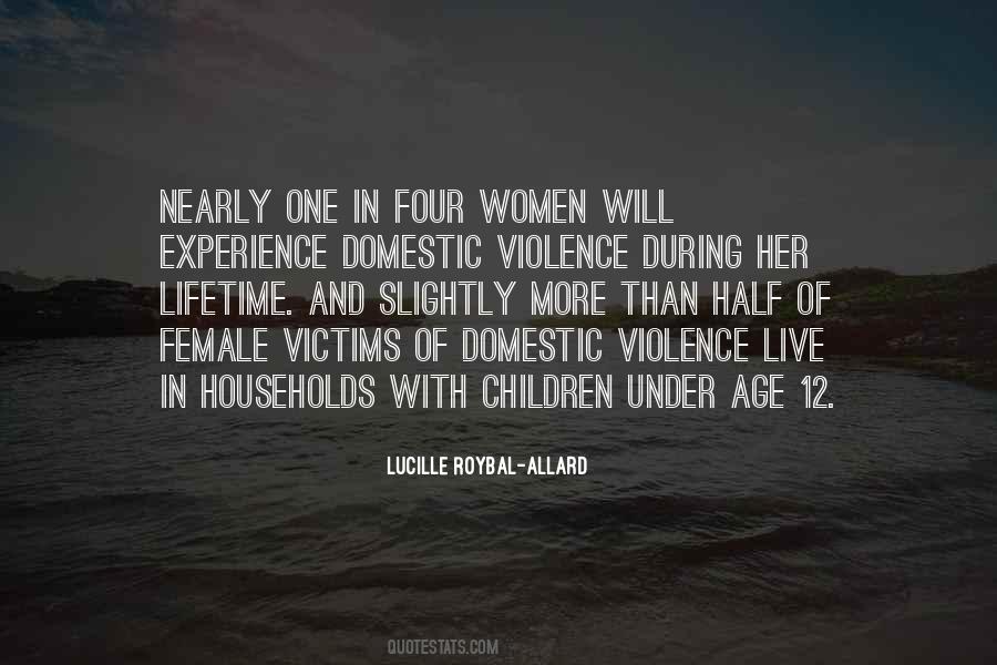 Quotes About Domestic Violence Victims #364757