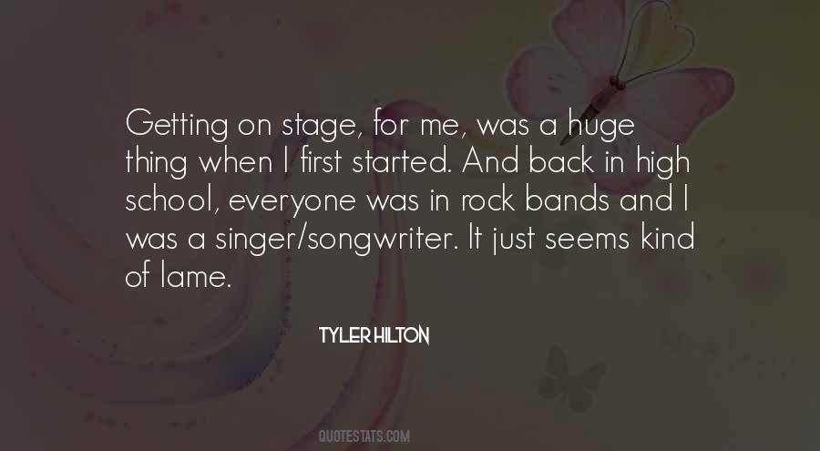 Quotes About Getting On Stage #1111832