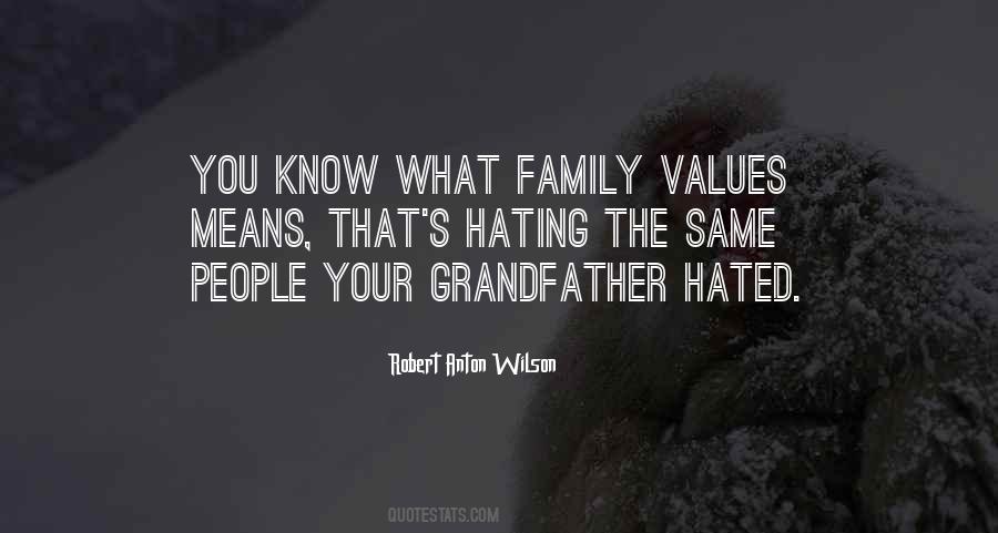 Quotes About Family Values #1765314