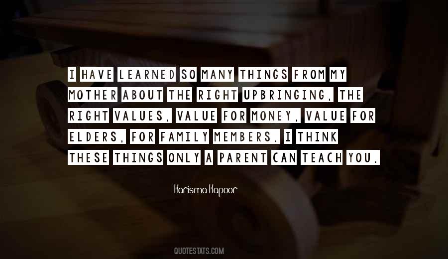 Quotes About Family Values #256212