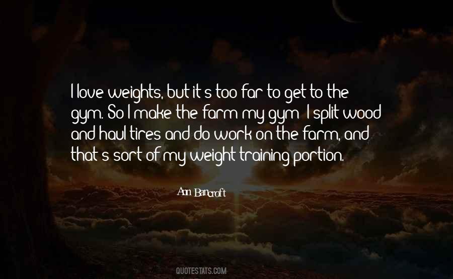 Gym Love Quotes #448245