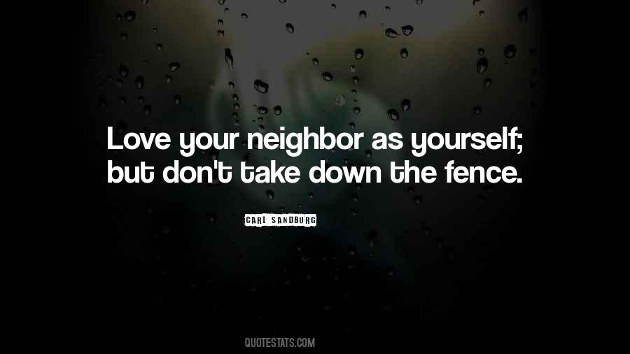 Quotes About Love Your Neighbor #339798