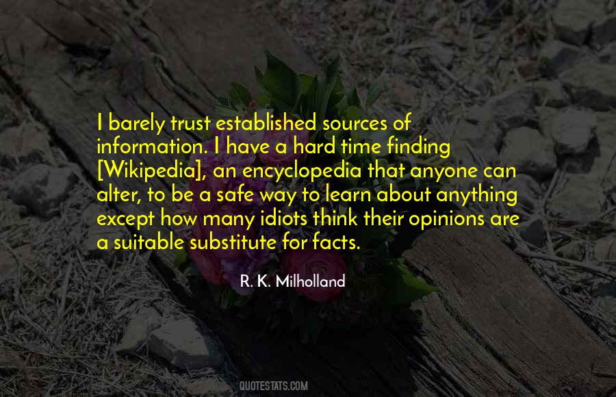 Quotes About Hard To Trust #611167