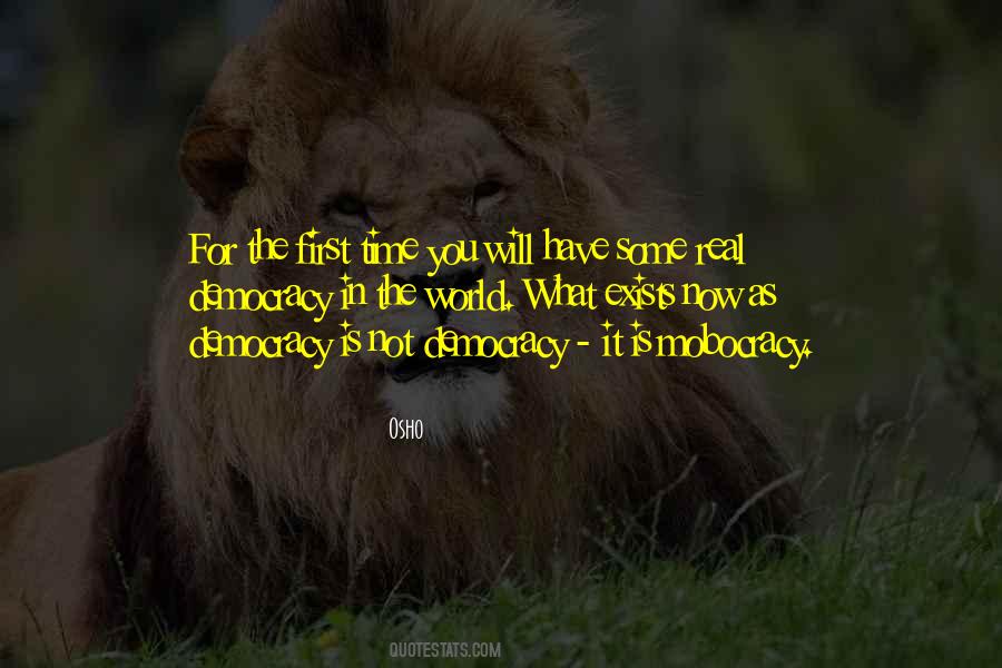 Mobocracy Democracy Quotes #1573993