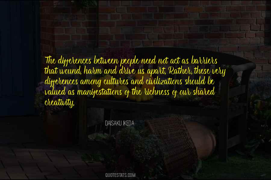 Differences Of People Quotes #637796