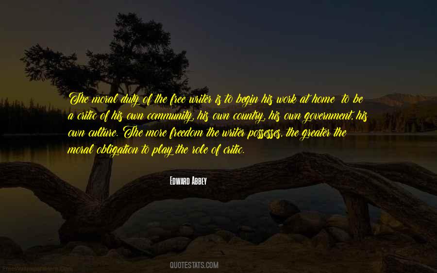 Work Moral Quotes #1045155