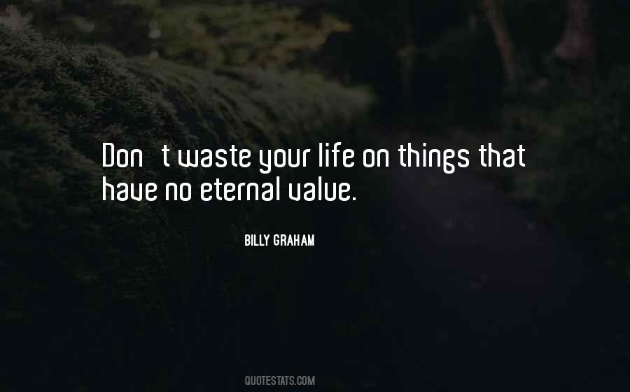 Value Waste Quotes #1443420