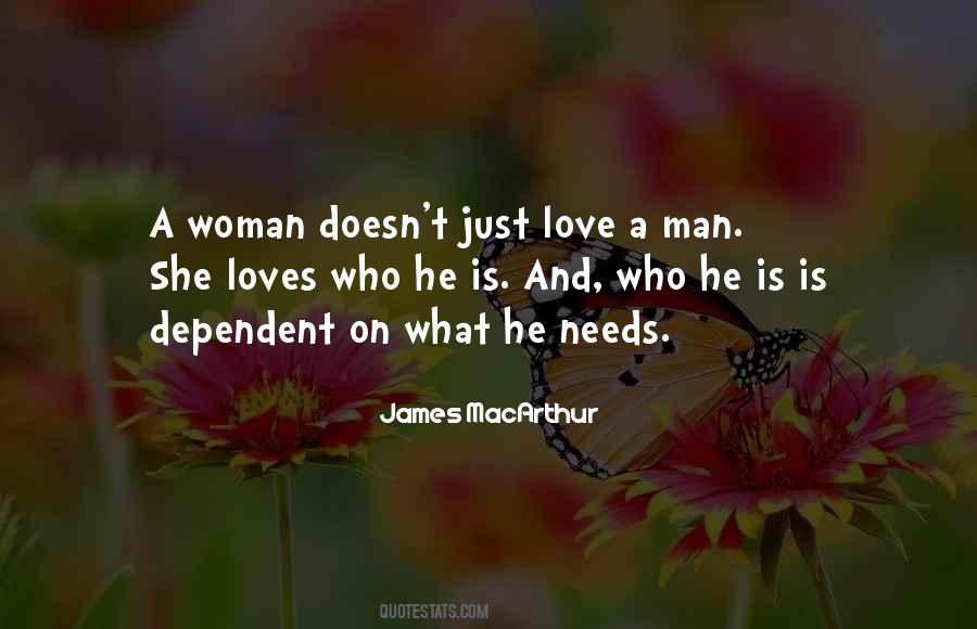 Quotes About A Woman Who Loves A Man #1690347